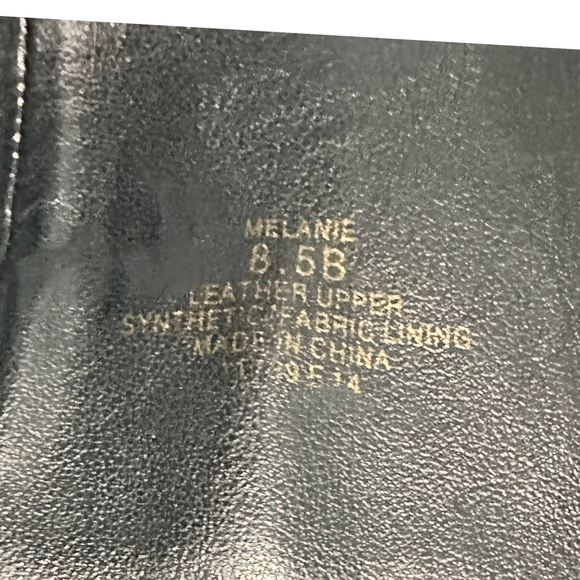 Women's Lauren Ralph Lauren Heeled Boots 8.5 Black Brown - Picture 8 of 9